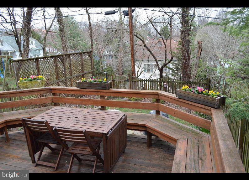 628 St Johns Road Baltimore, MD 21210 - Photo 14 of 29 Deck off Kitchen overlooking yard