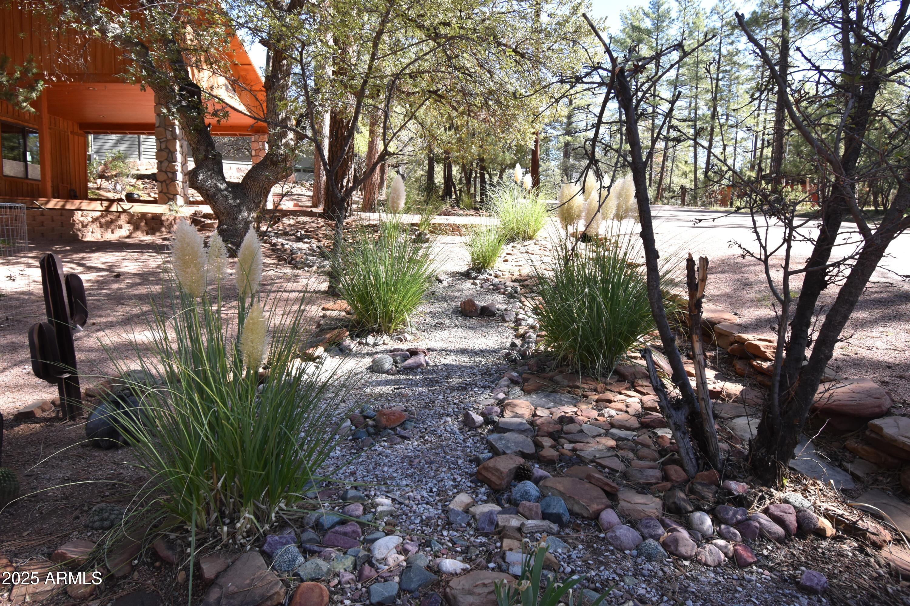 8742 Tonto Rim Drive Pine, AZ 85544 - Photo 3 of 41 a backyard of a house with lots of green space