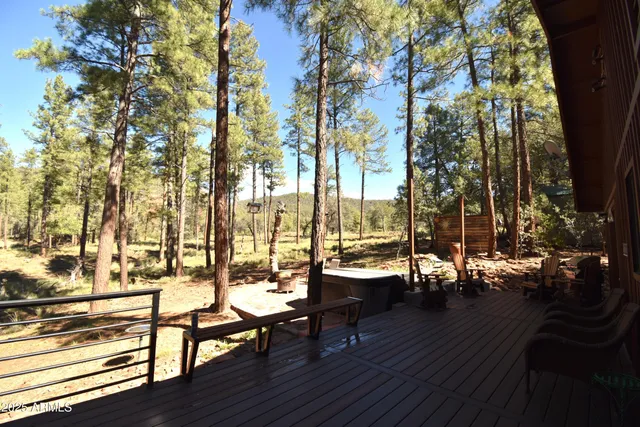 a view of outdoor space with seating area