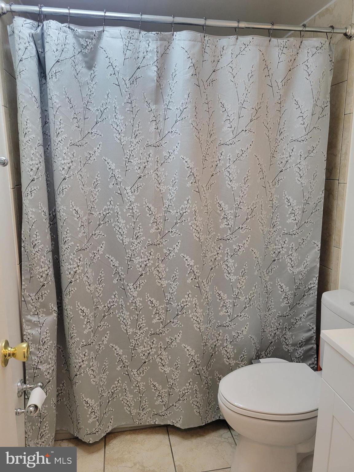 1830 Metzerott Road, Unit 103 Hyattsville, MD 20783 - Photo 22 of 41 a white toilet sitting next to a shower curtain