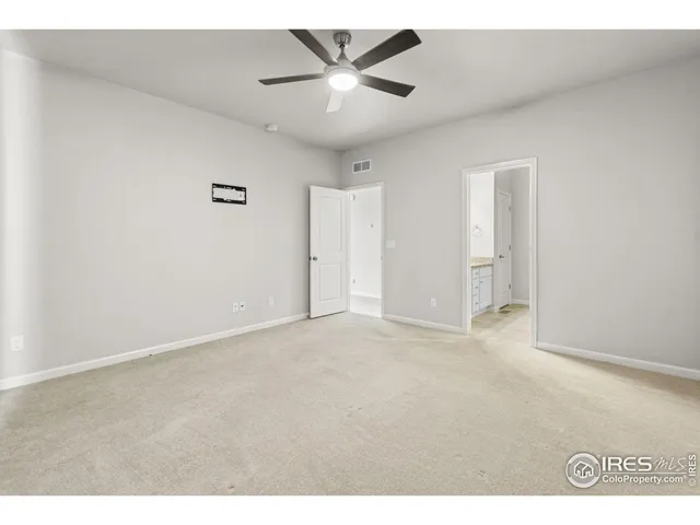 a view of an empty room