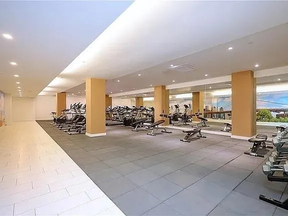 a view of a gym