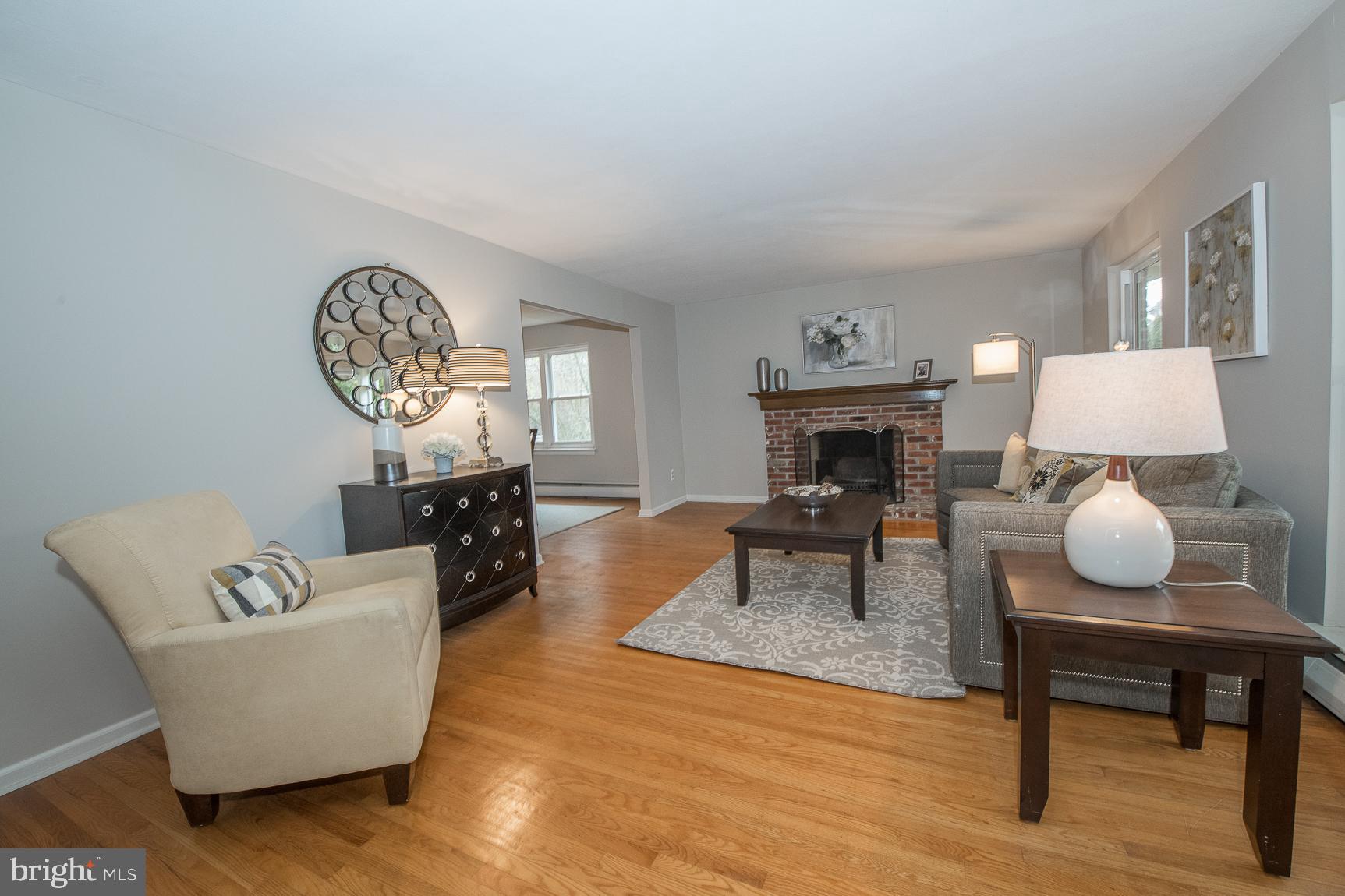 12 Ashlawn Road Malvern, PA 19355 - Photo 3 of 33 Living Room: freshly painted and hardwood floor.