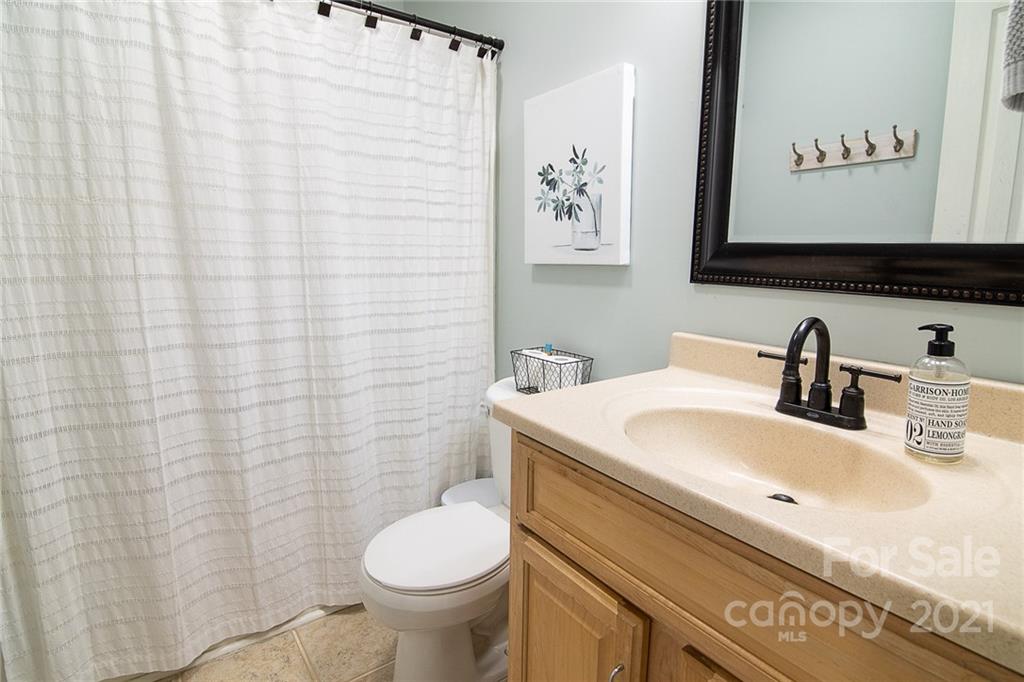 254 Beaten Path Road Mooresville, NC 28117 - Photo 15 of 35 a bathroom with a sink and a toilet