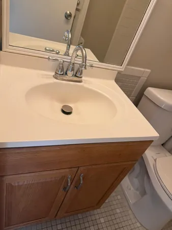 a bathroom with a sink