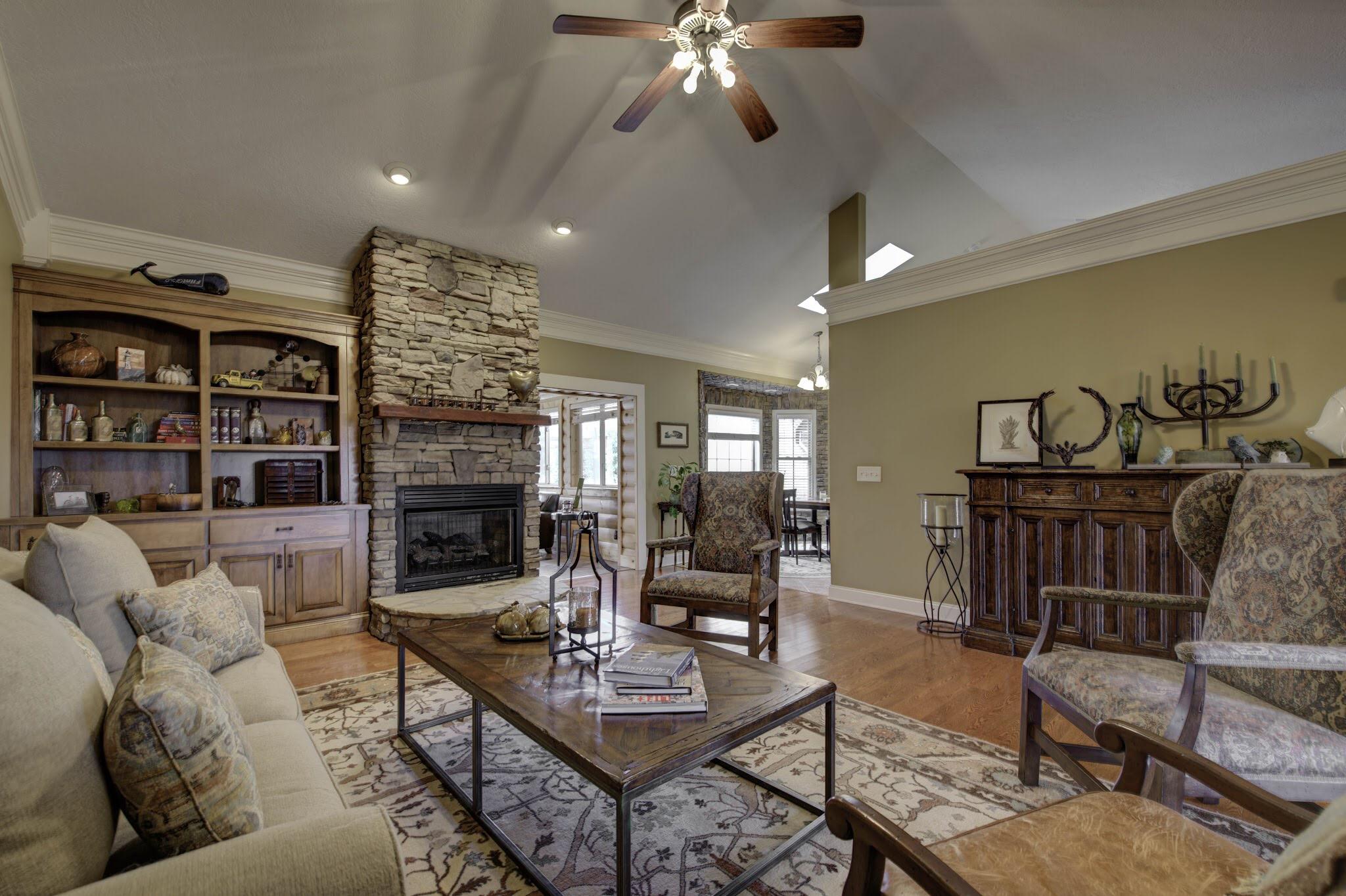 5733 Maloneyville Road Corryton, TN 37721 - Photo 20 of 40 Gorgeous Stacked Stone Fireplace