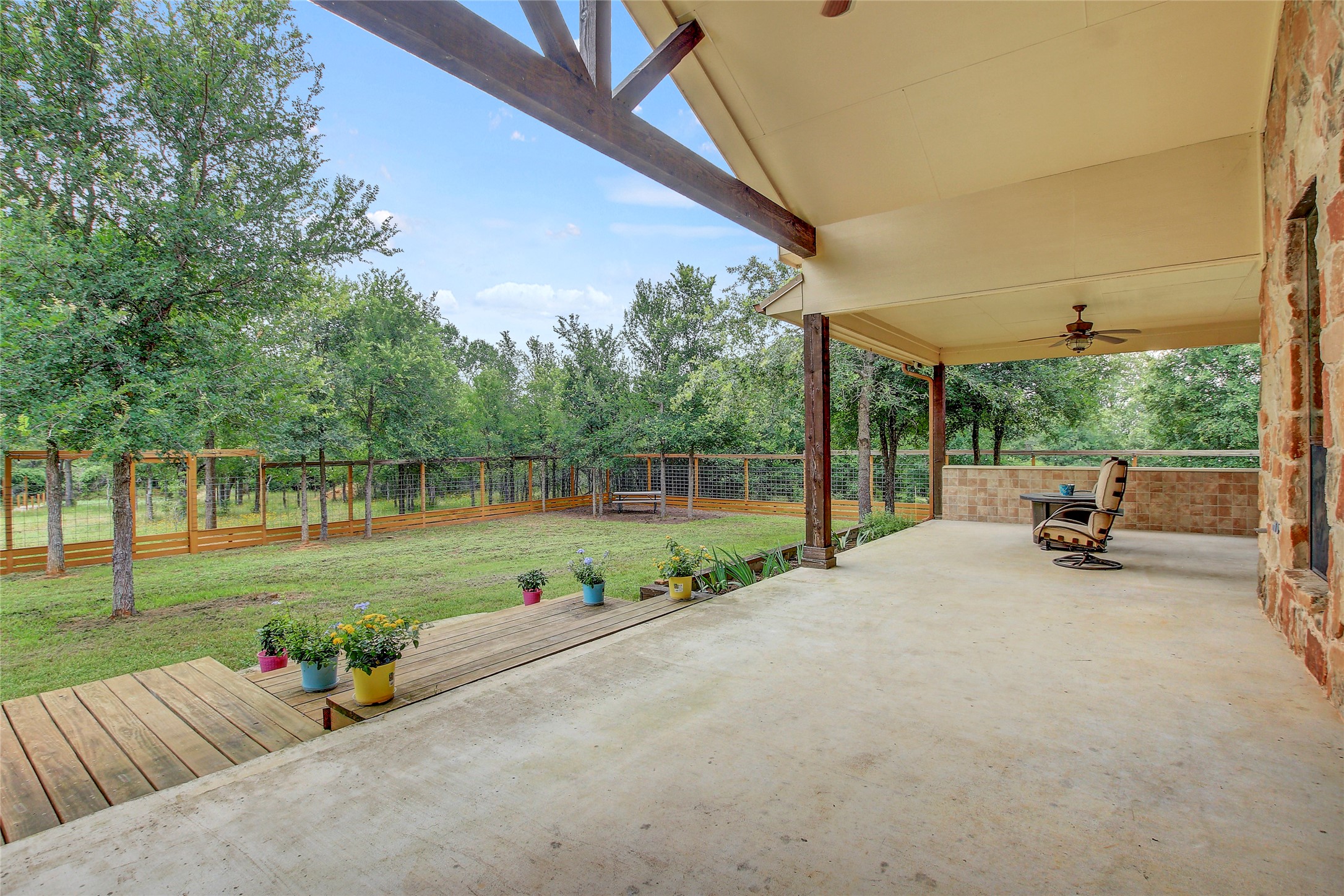 18197 Fm 619 Elgin, TX 78621 - Photo 30 of 39 a view of a house with backyard and porch