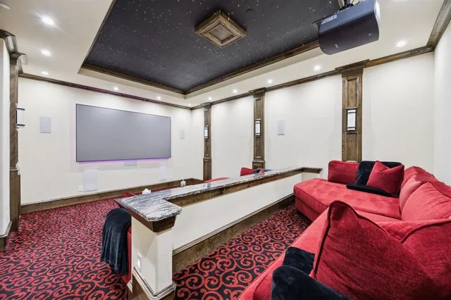 a living room with a couch and a flat screen tv