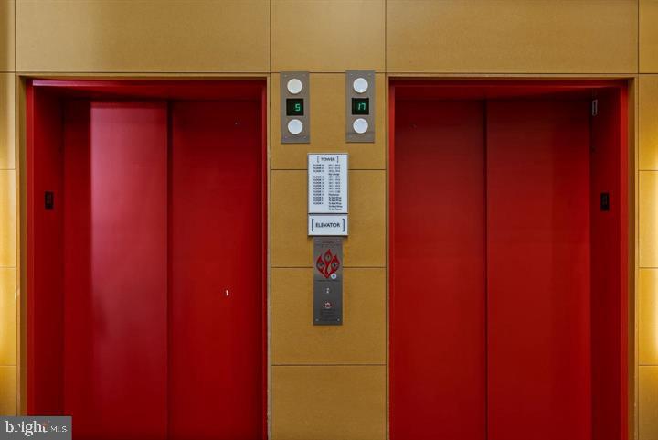 1200 Steuart Street, Unit 1913 Baltimore, MD 21230 - Photo 45 of 57 Community amenities: Signature red elevators.