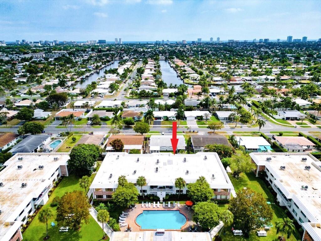 400 South Cypress Road, Unit 424 Pompano Beach, FL 33060 - Photo 4 of 40 an aerial view of residential houses with outdoor space