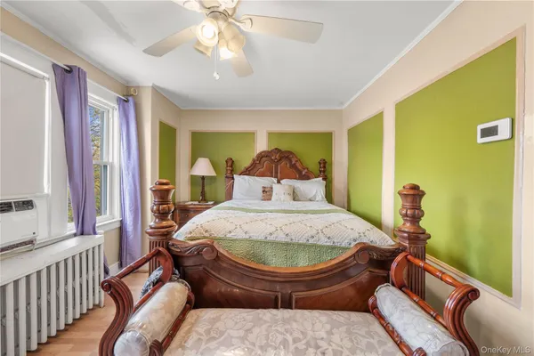 a room with furniture and a window