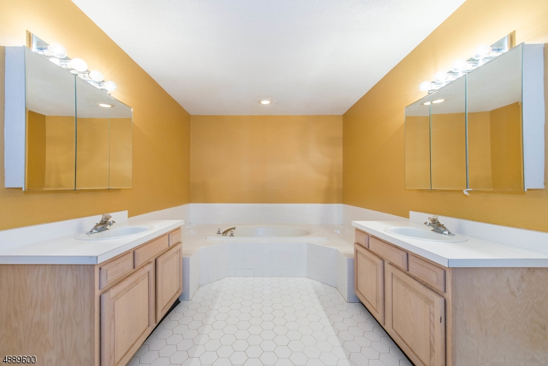 25 Buckingham Court Randolph, NJ 07869 - Photo 13 of 20 a bathroom with a sink a mirror and a bathtub
