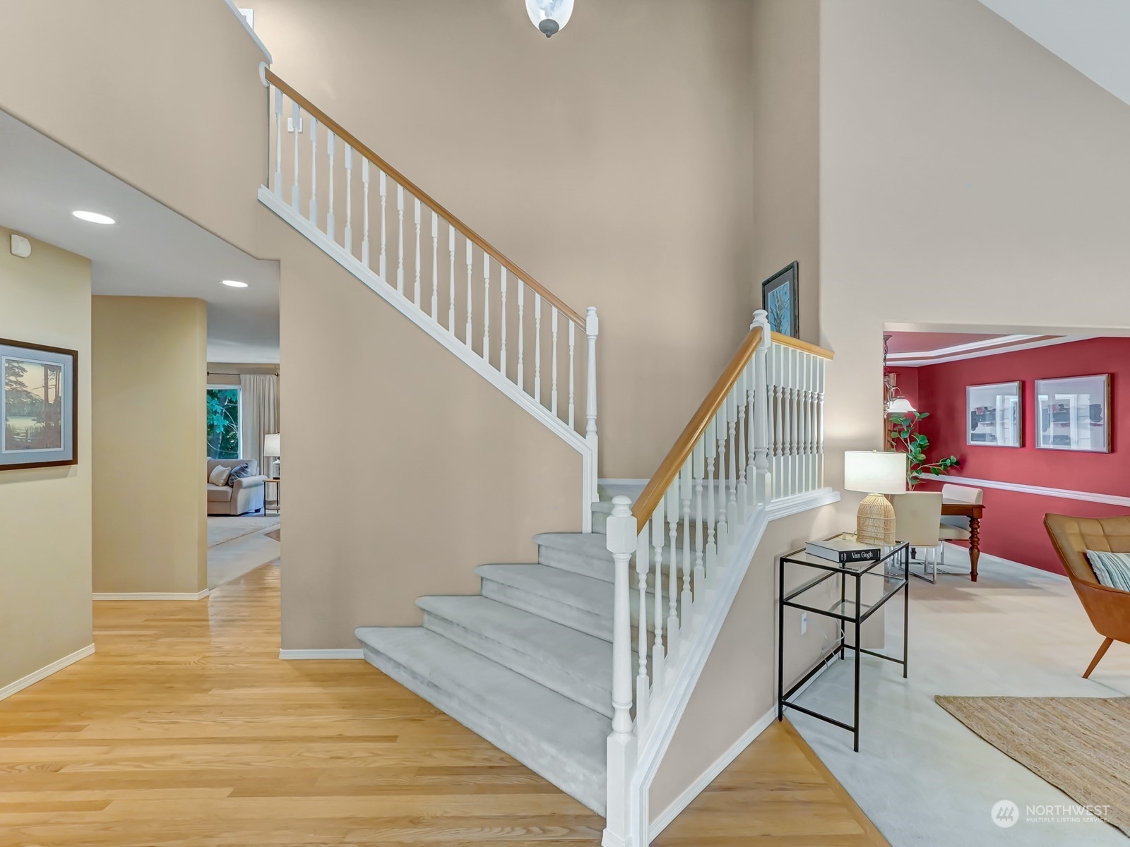 23927 30th Drive Southeast Bothell, WA 98021 - Photo 2 of 32 a view of entryway and hall with wooden floor