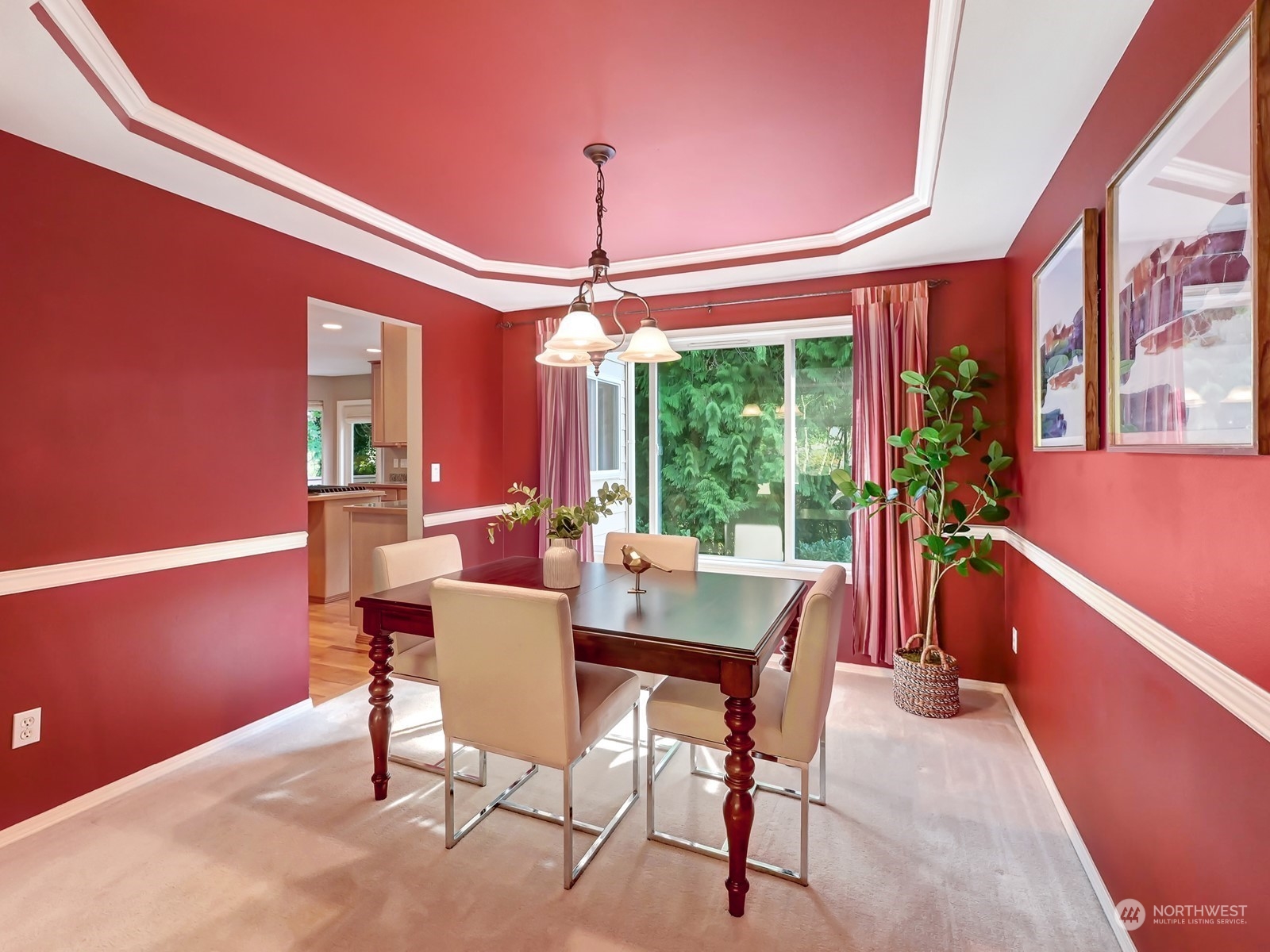 23927 30th Drive Southeast Bothell, WA 98021 - Photo 6 of 32 a view of a dining room with furniture large windows and wooden floor