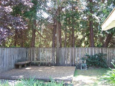 310 West 8th Street Santa Rosa, CA 95401 - Photo 8 of 12 Large private yard with newer deck & fencing is perfect for entertaining. Tall trees provide lots of privacy. Ready for you hot tub!
