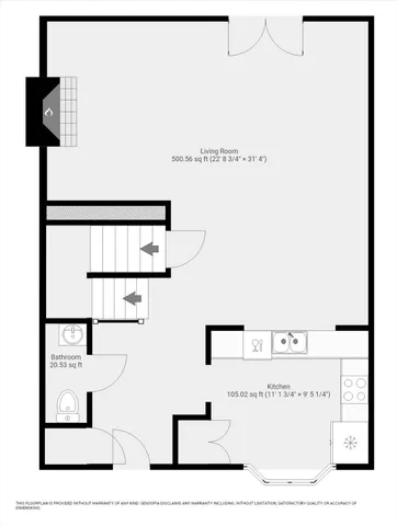 a picture of floor with a white and white wall