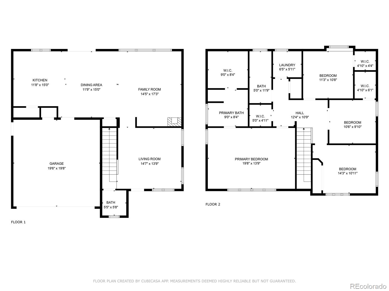 5839 Raleigh Circle Castle Rock, CO 80104 - Photo 8 of 35 a picture of a floor plan