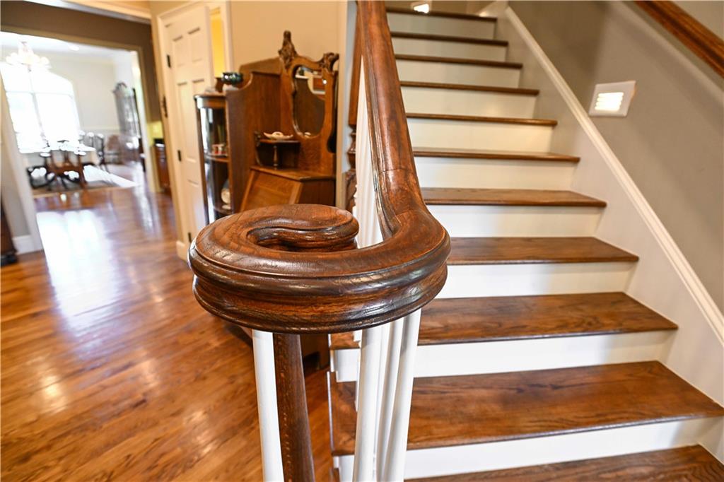 62 Cedar Trail Commerce, GA 30529 - Photo 49 of 115 a view of entryway and hall with wooden floor
