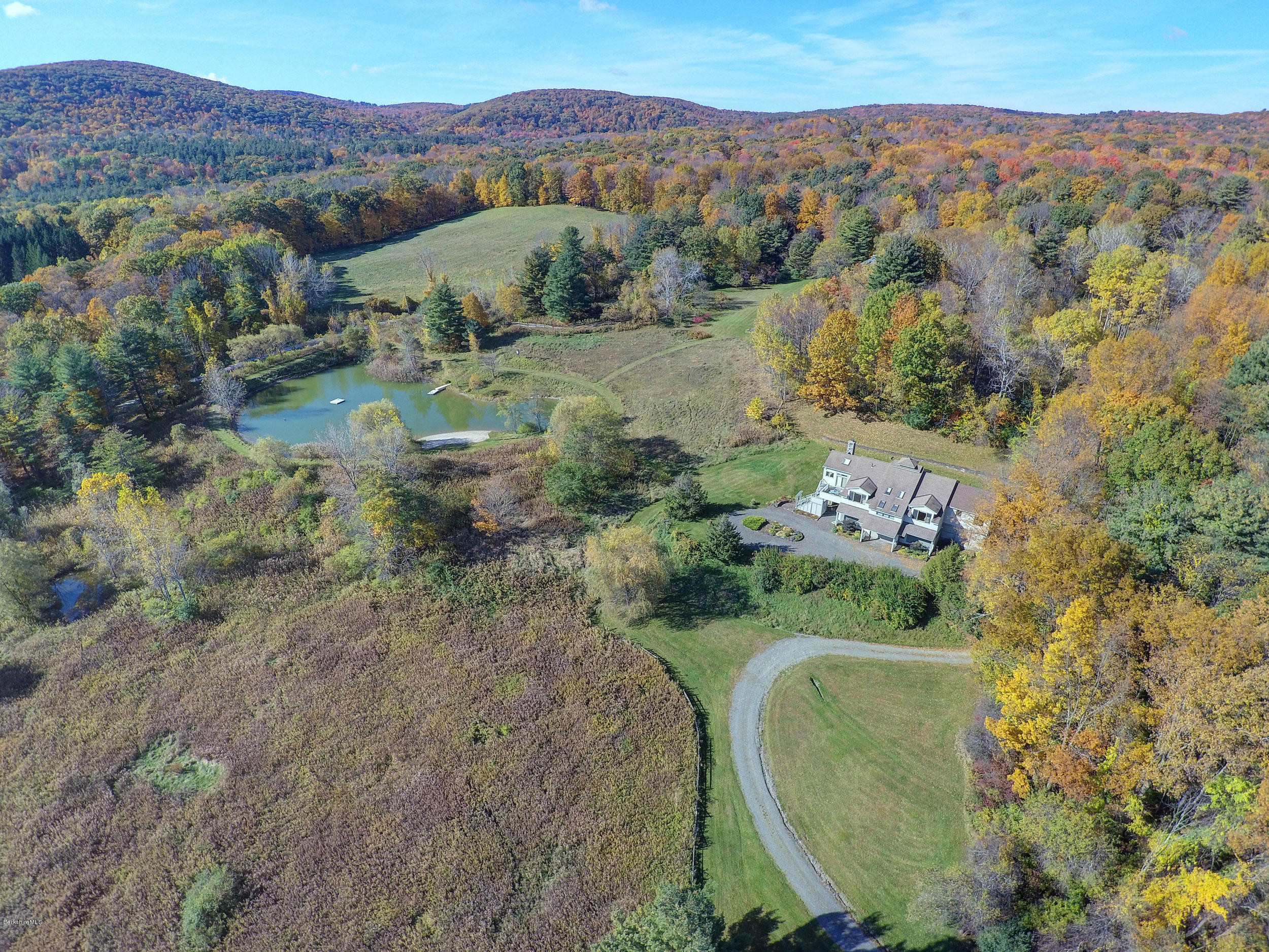 5 Woodruff Road West Stockbridge, MA 01266 - Photo 4 of 42 Ariel view