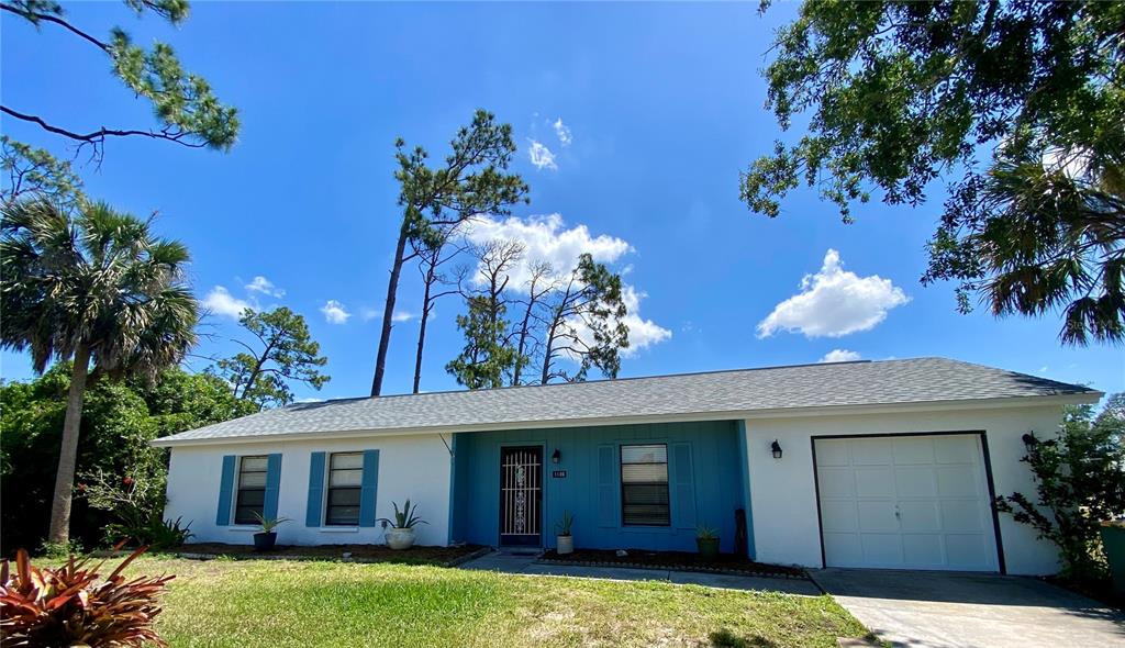a view of a house with a swimming pool
