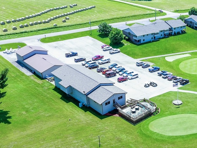 15523 Henry Road Morrison, IL 61270 - Photo 10 of 16 an aerial view of a house with a big yard