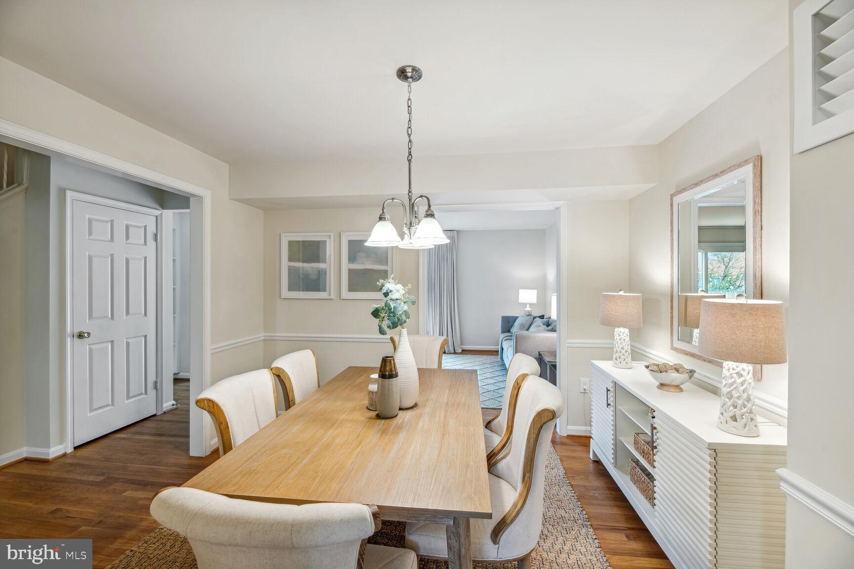 7067 Leestone Street Springfield, VA 22151 - Photo 8 of 39 Formal Dining Room - A "True" Dining Room!