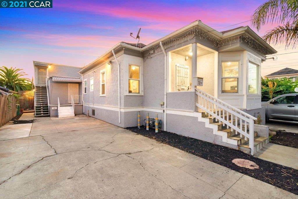 a view of a house with wooden floor