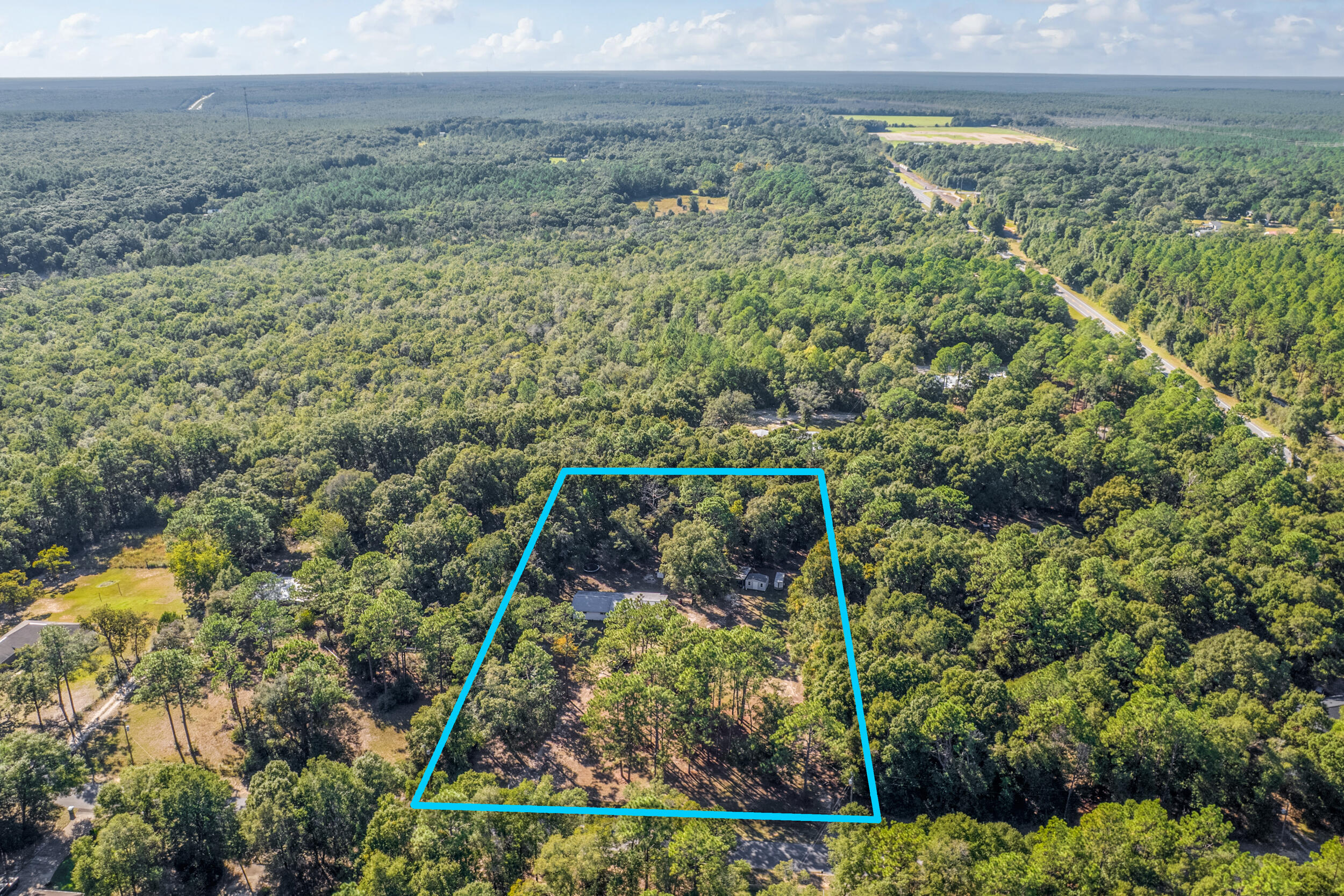 4734 Haybarn Road Holt, FL 32564 - Photo 49 of 56 a view of a forest with a forest