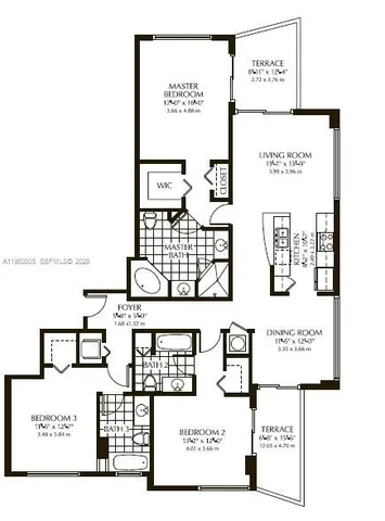 $3,550 | 2641 North Flamingo Road, Unit 1501N, Sunrise, FL 33323