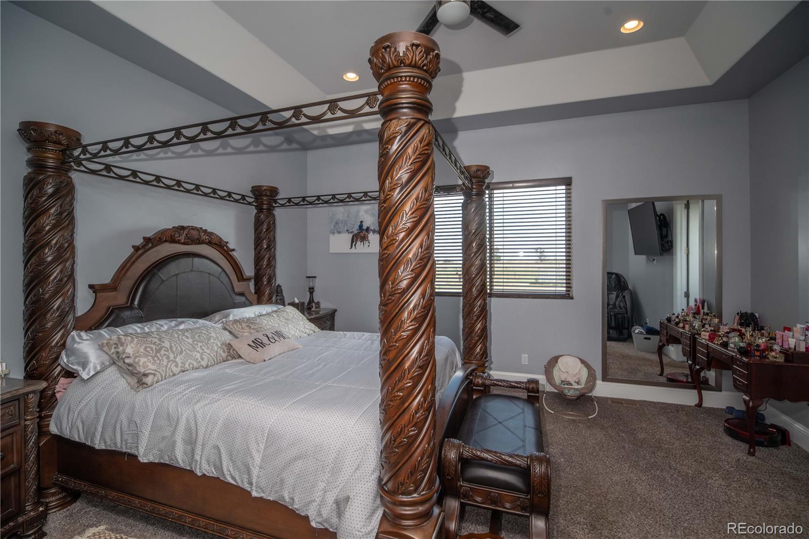 9368-41 41st Fort Fort Lupton, CO 80621 - Photo 14 of 44 a bedroom with bed and a dresser