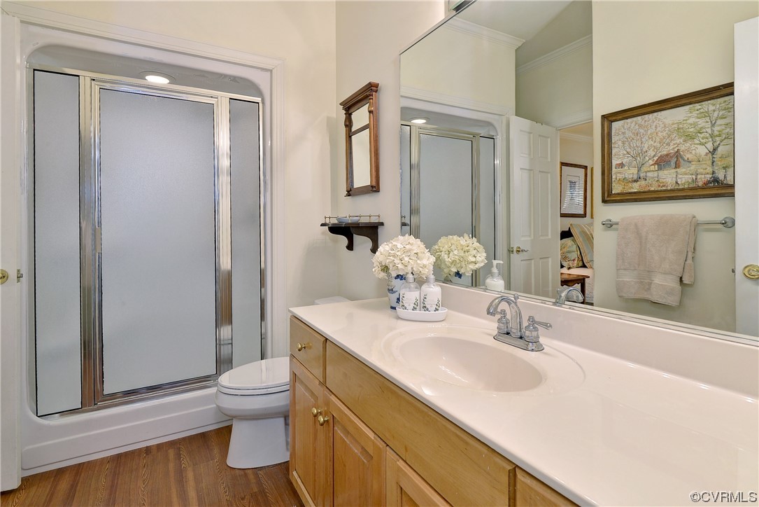 101 Spring Branch Williamsburg, VA 23185 - Photo 36 of 44 a bathroom with a sink toilet and shower