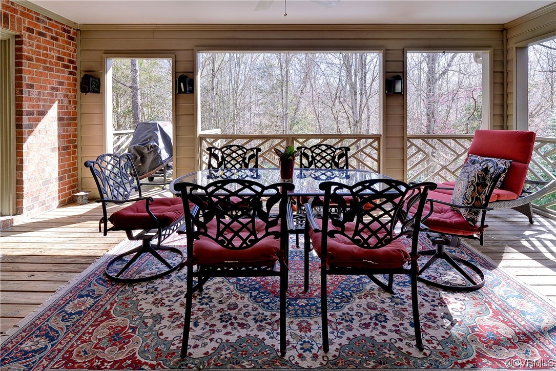 101 Spring Branch Williamsburg, VA 23185 - Photo 8 of 44 a view of a chairs and table in the balcony