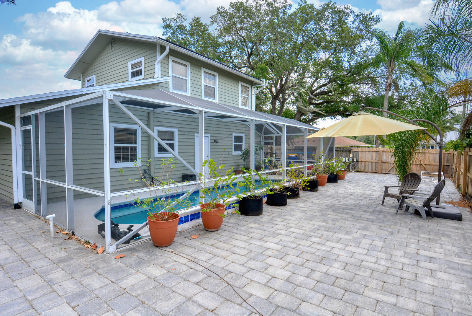 379 Southwest Harbor Street Stuart, FL 34997 - Photo 41 of 50 SCREENED POOL