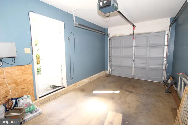 a view of a room with rack on the wall