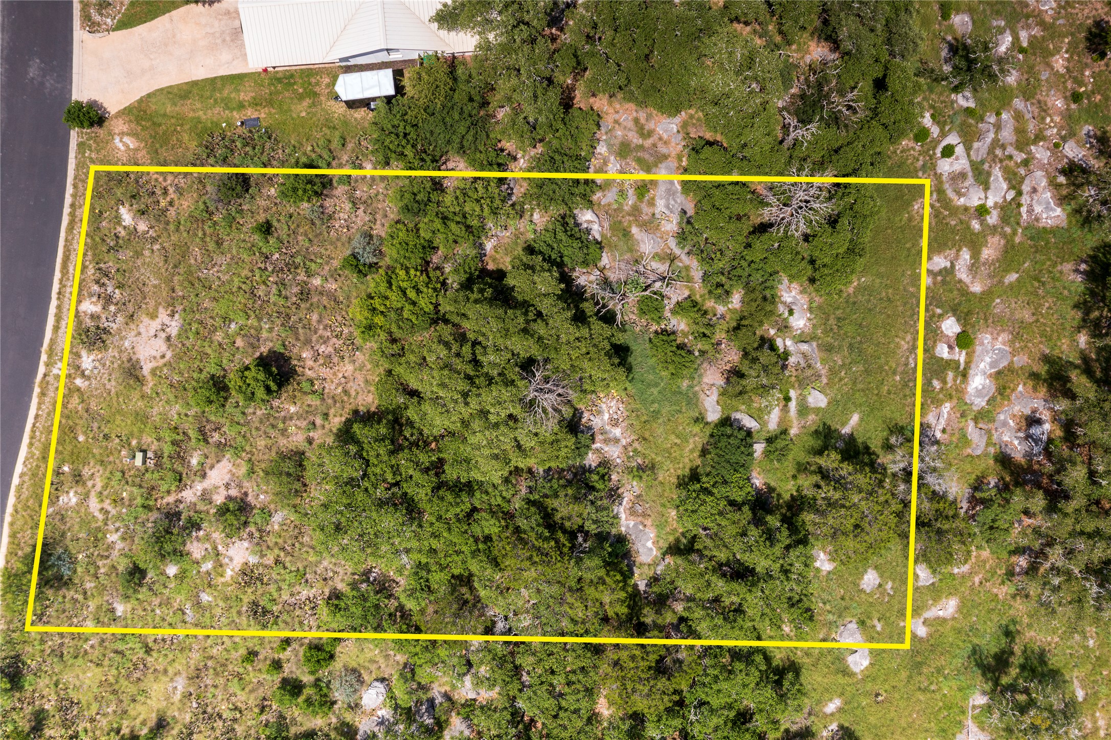 1105 Ute Road Horseshoe Bay, TX 78657 - Photo 4 of 10 View of property location with property boundaries highlighted