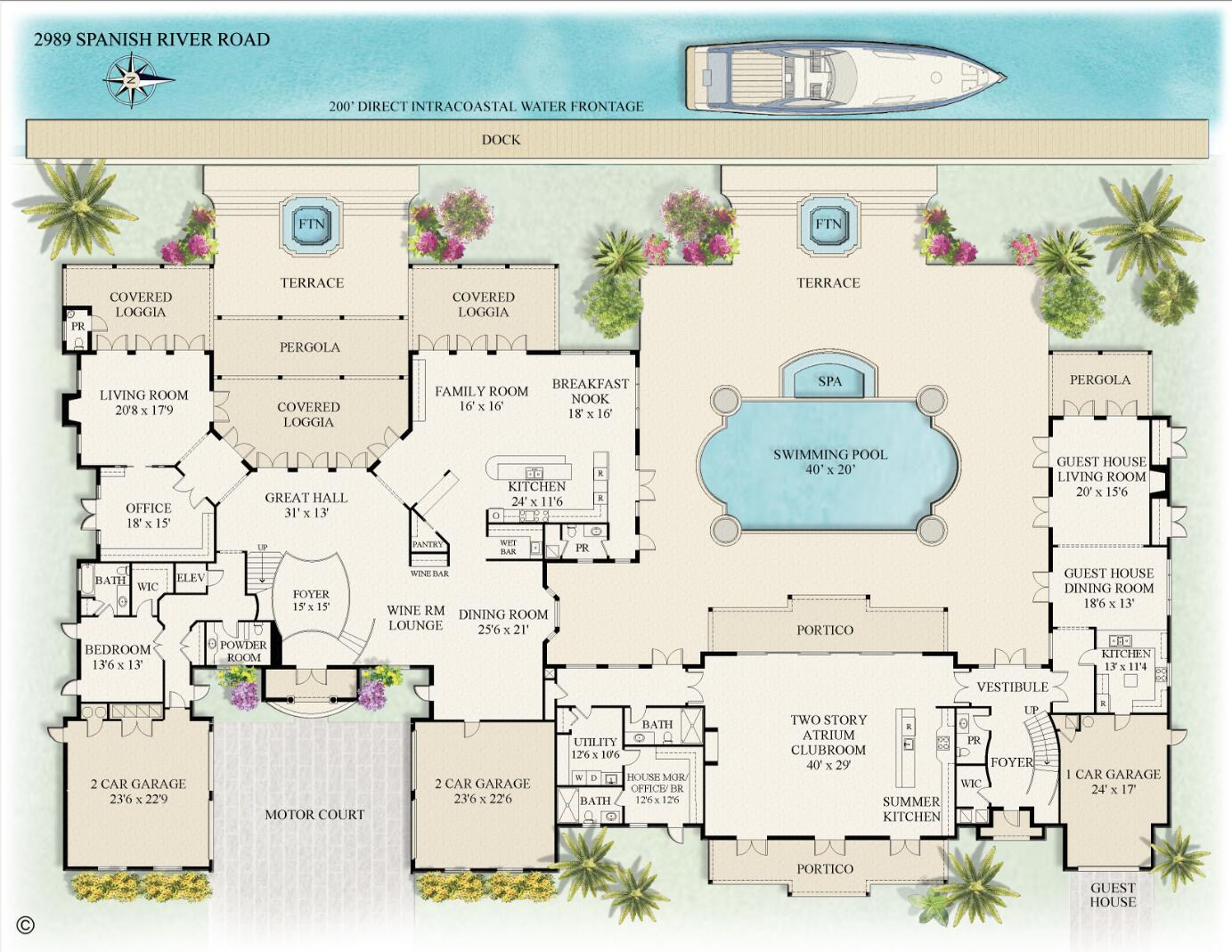 2989 Spanish River Road Boca Raton, FL 33432 - Photo 127 of 130 First Floor