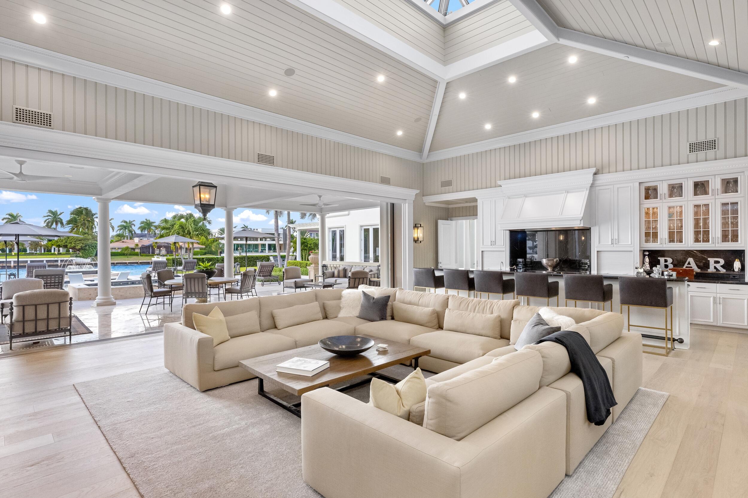2989 Spanish River Road Boca Raton, FL 33432 - Photo 30 of 130 a living room with furniture and a large window