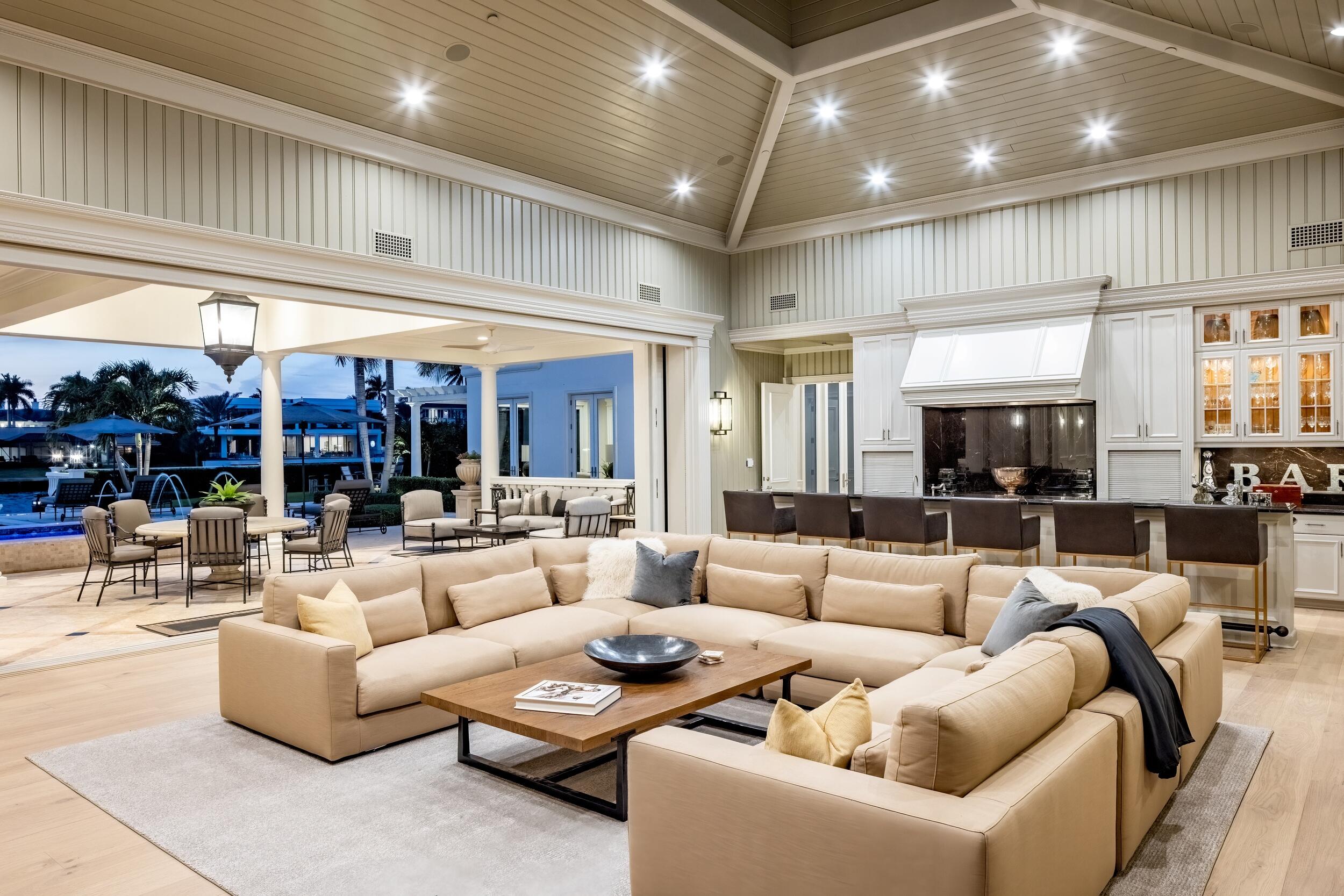 2989 Spanish River Road Boca Raton, FL 33432 - Photo 31 of 130 a living room with furniture and a large window