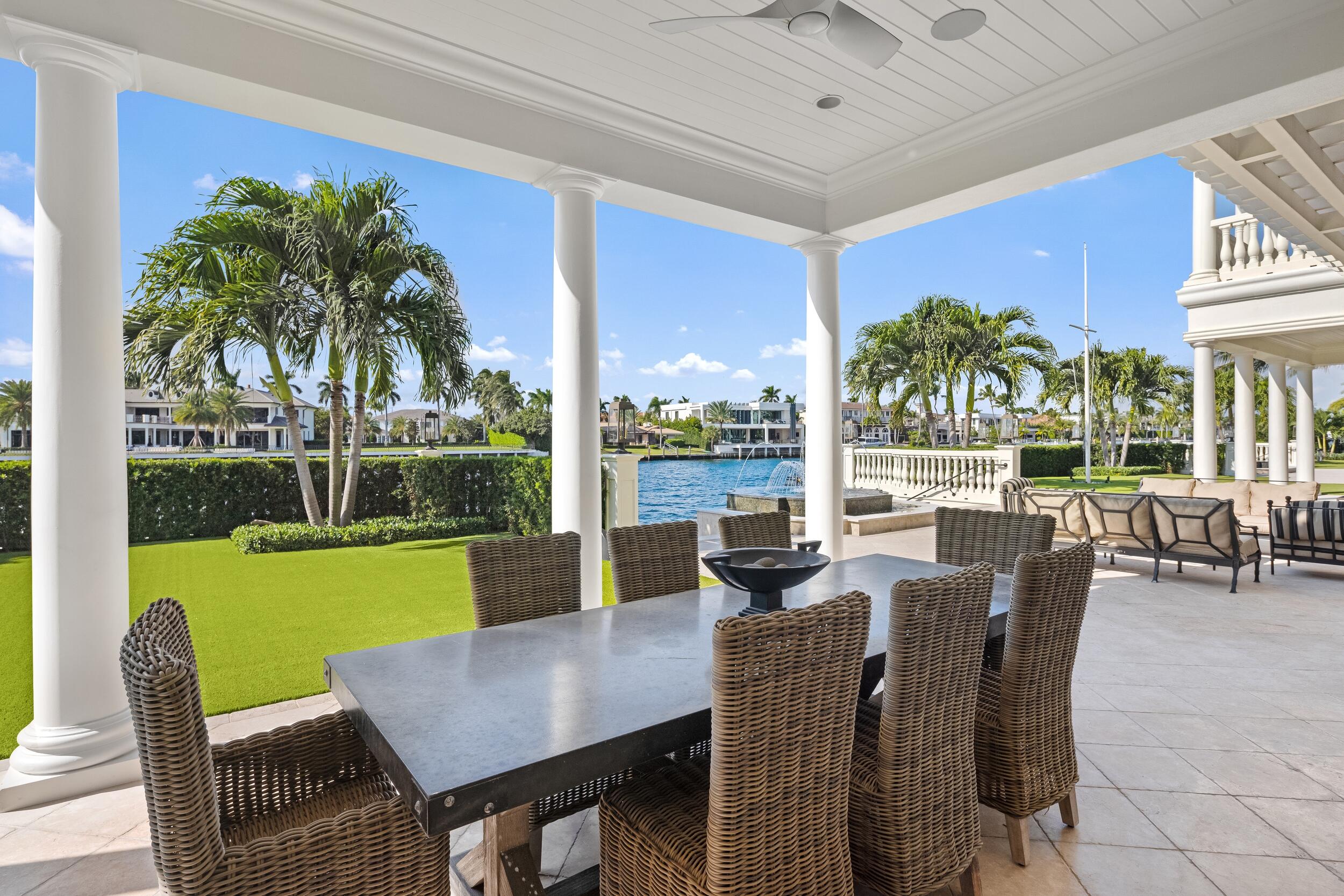 2989 Spanish River Road Boca Raton, FL 33432 - Photo 71 of 130 a view of a dining room with furniture window and outside view