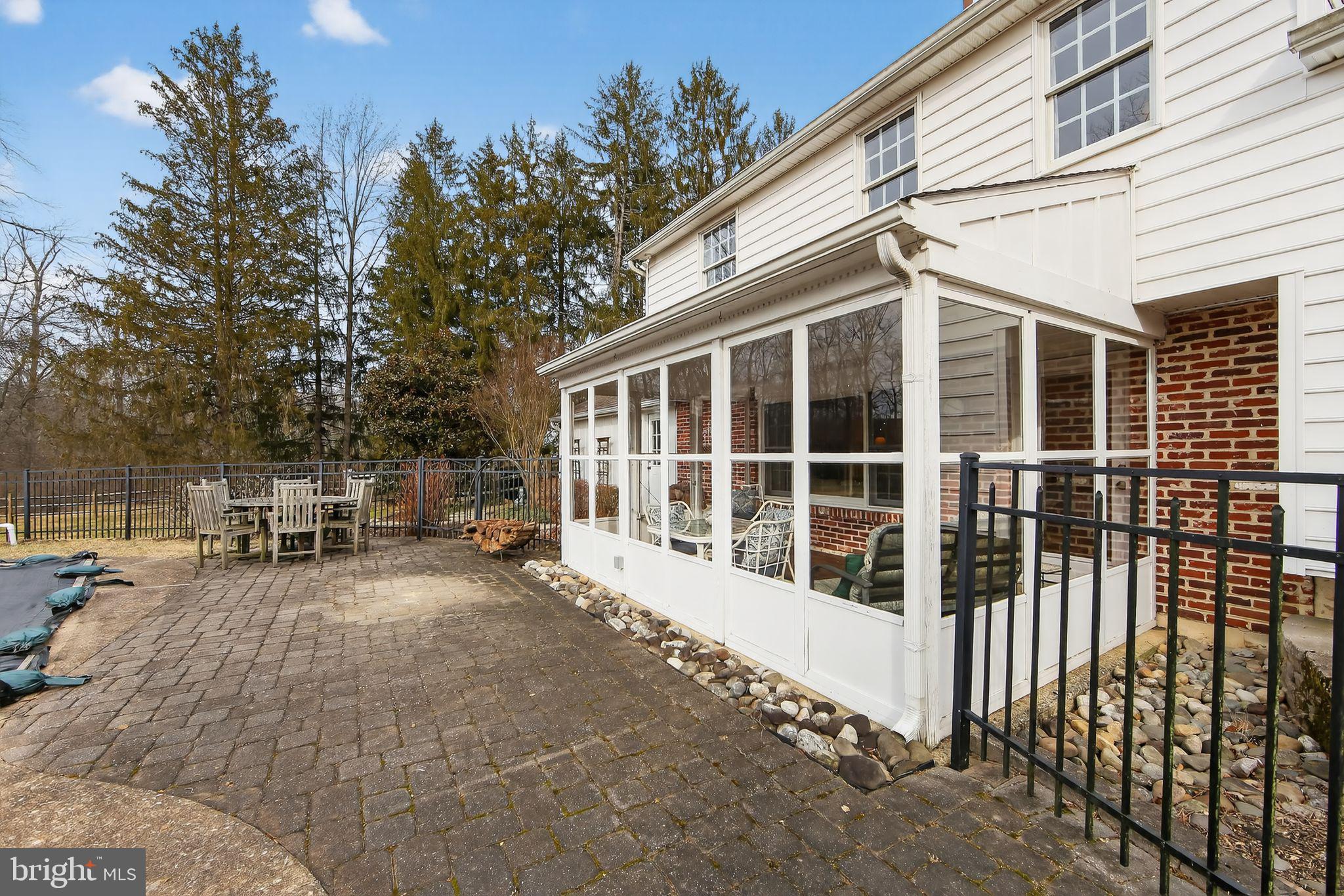 850 Farragut Road Berwyn, PA 19312 - Photo 36 of 37 Patio off Sunroom and Pool