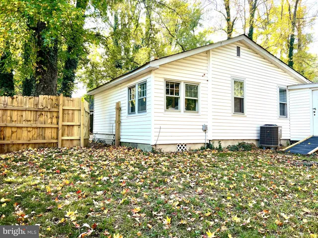 a backyard of a house