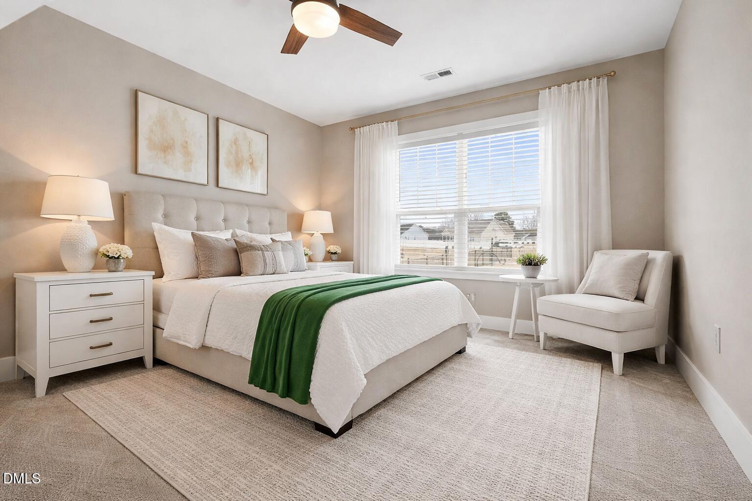 142 Jacqueline Drive Willow Spring, NC 27592 - Photo 34 of 49 Bright and elegant guest bedroom