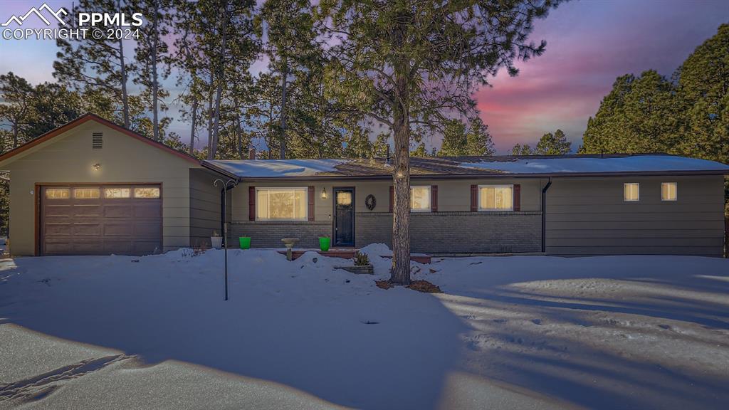 16635 High Tree Drive Elbert, CO 80106 - Photo 1 of 44 a front view of a house with a yard