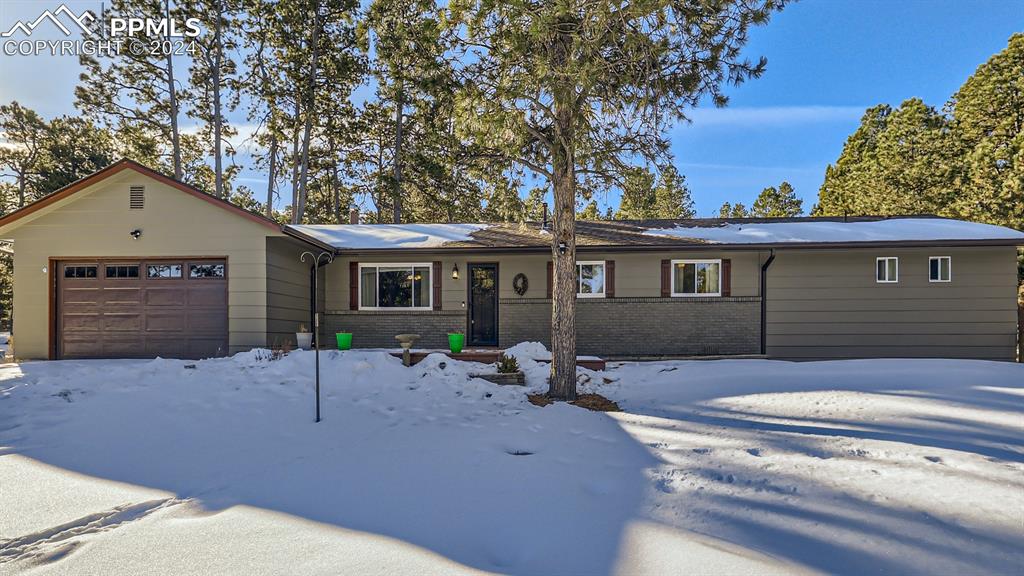 16635 High Tree Drive Elbert, CO 80106 - Photo 44 of 44 a front view of a house with a garden