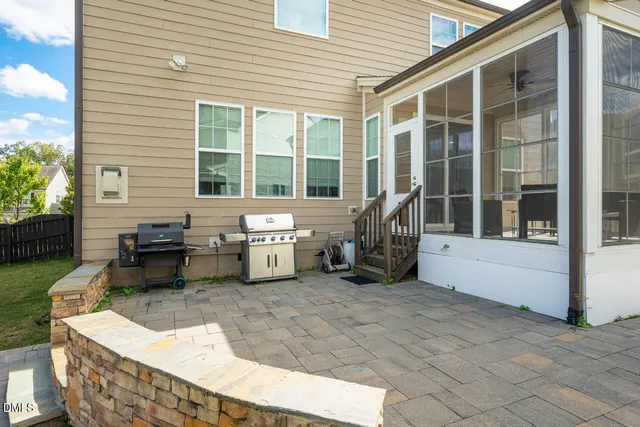 a view of front door with wooden floor