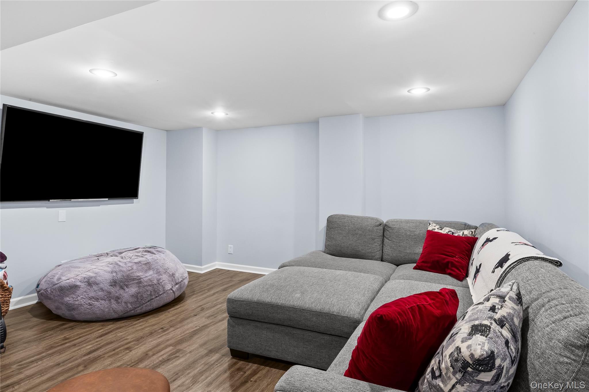 26 Glenwood Road Plainview, NY 11803 - Photo 24 of 42 a living room with a couch and a flat screen tv