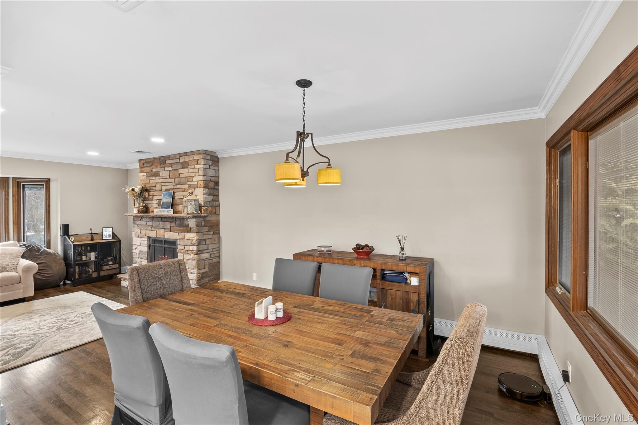 26 Glenwood Road Plainview, NY 11803 - Photo 10 of 42 a view of a dining room with furniture window and outside view