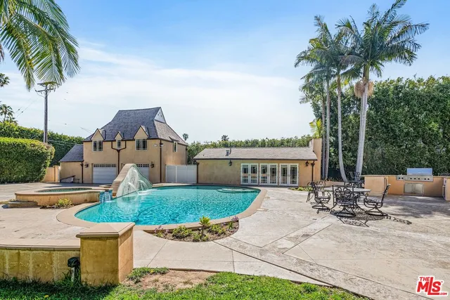 a view of a house with a patio