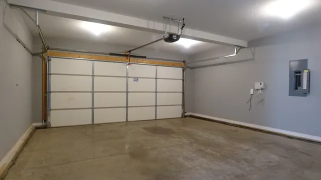 a bathroom with a double vanity sink and mirror