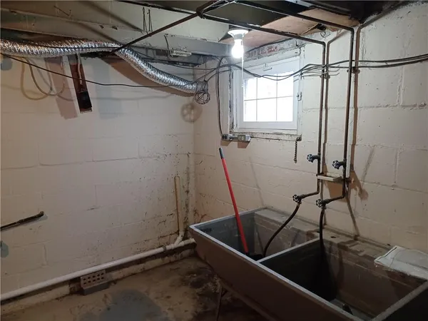 a view of a room with rack